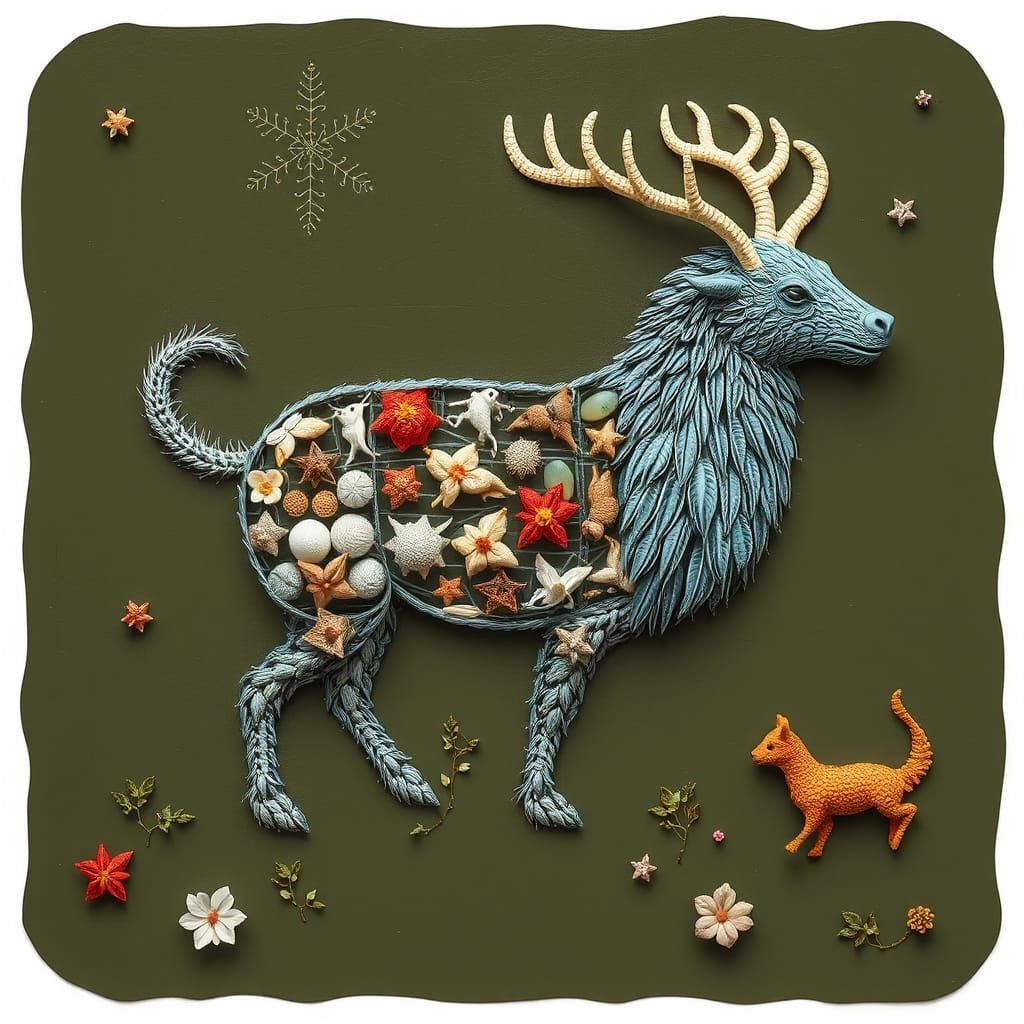 Animals Reimagined: Creatures Made of Unexpected Materials