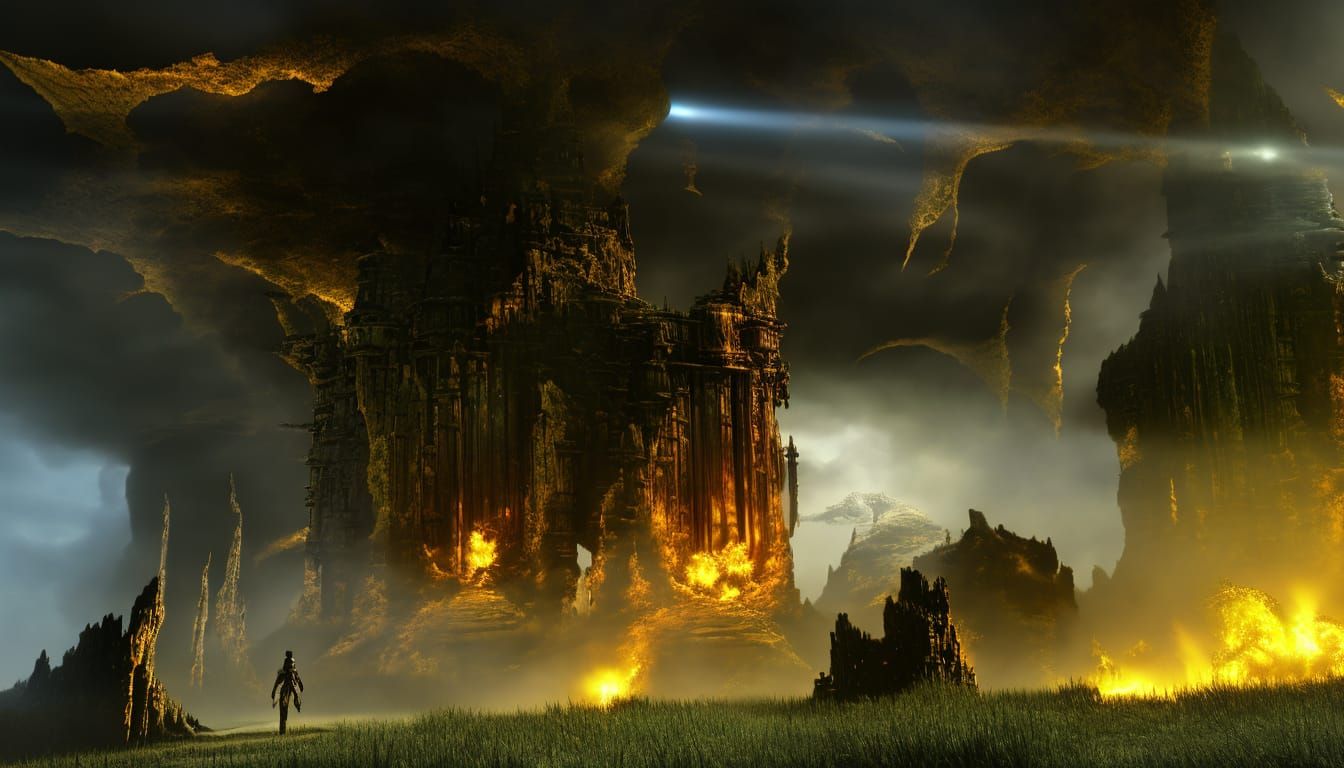 apocalyptic nightmare 8k resolution holographic astral cosmic illustration mixed media by Pablo Amaringo sinister by Gre...