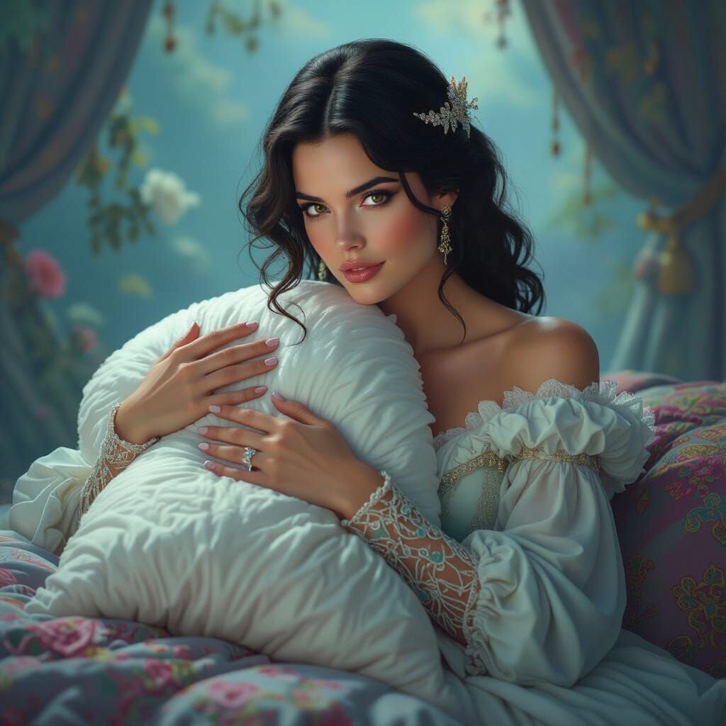 Jaimie Alexander in Whimsical Fantasy Landscape