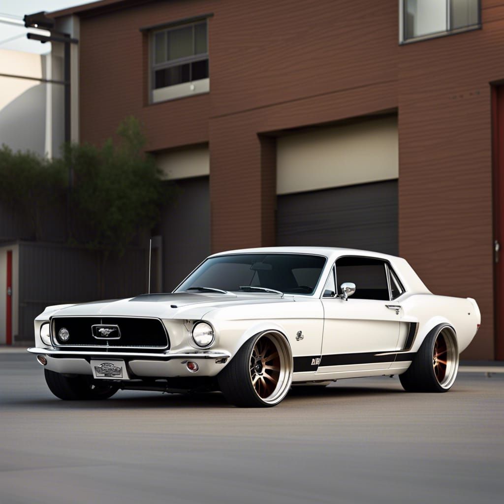 JDM-Inspired 1968 Ford Mustang Coupe on Wheels