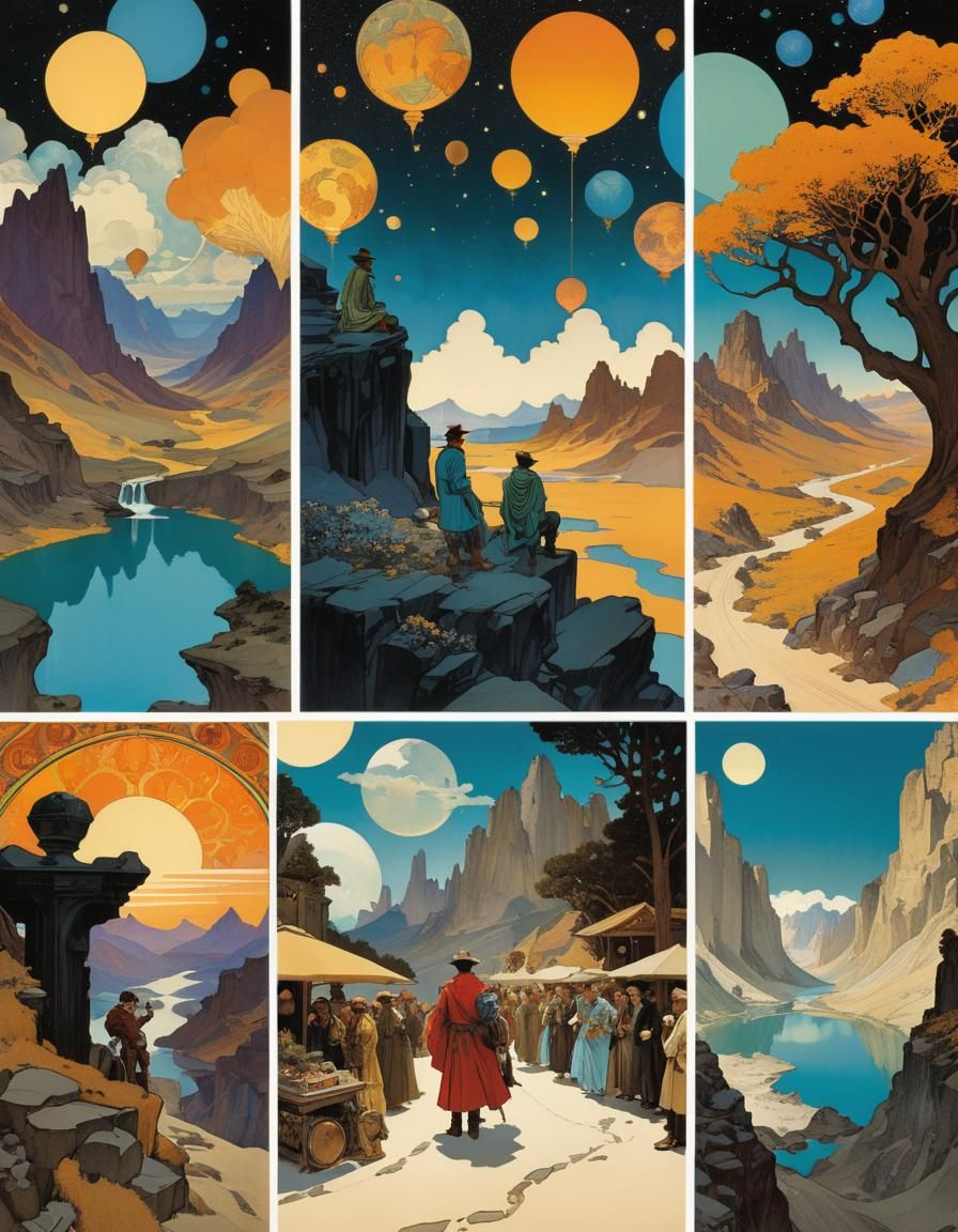 Surreal Androids in Valley of Lost Paradigms