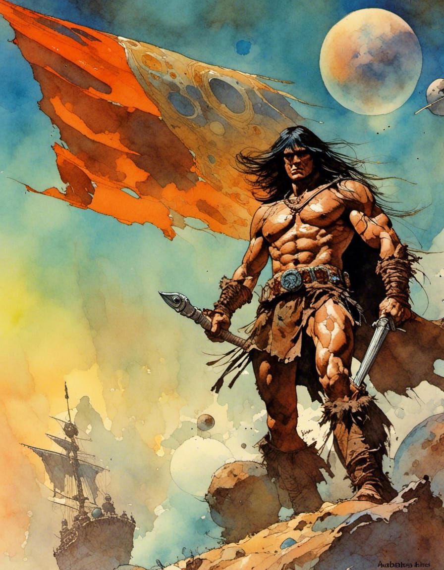 Test prompts and experiments of the last days : Conan the Barbarian