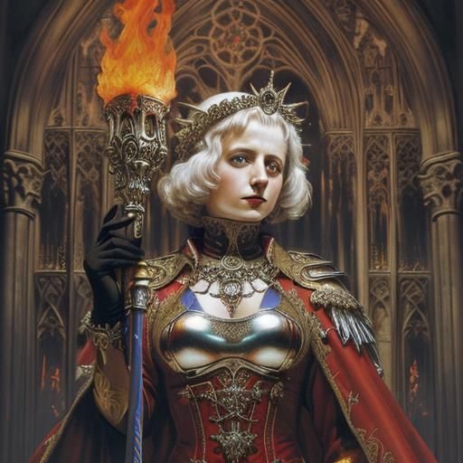 Great Fire of London: Surreal, Photorealistic Cathedral