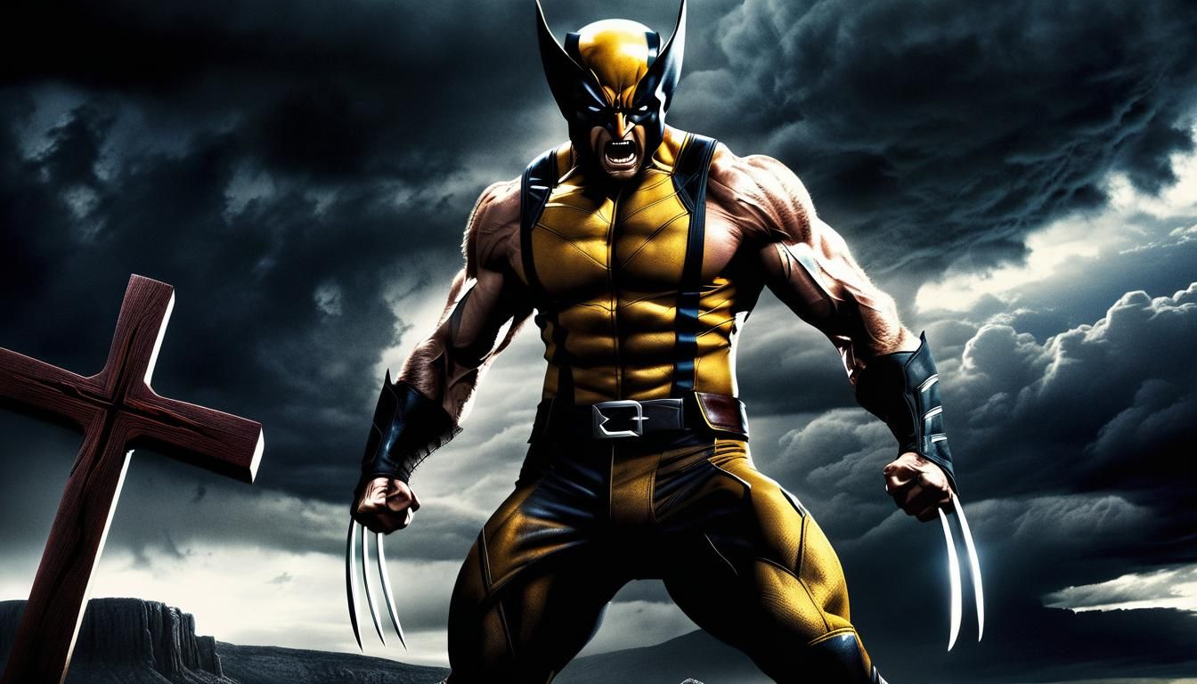 Wolverine Crucified: Dark Masterpiece of Defiance