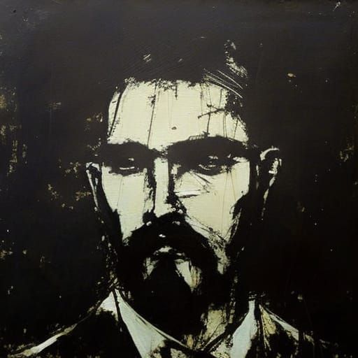 Young man's face