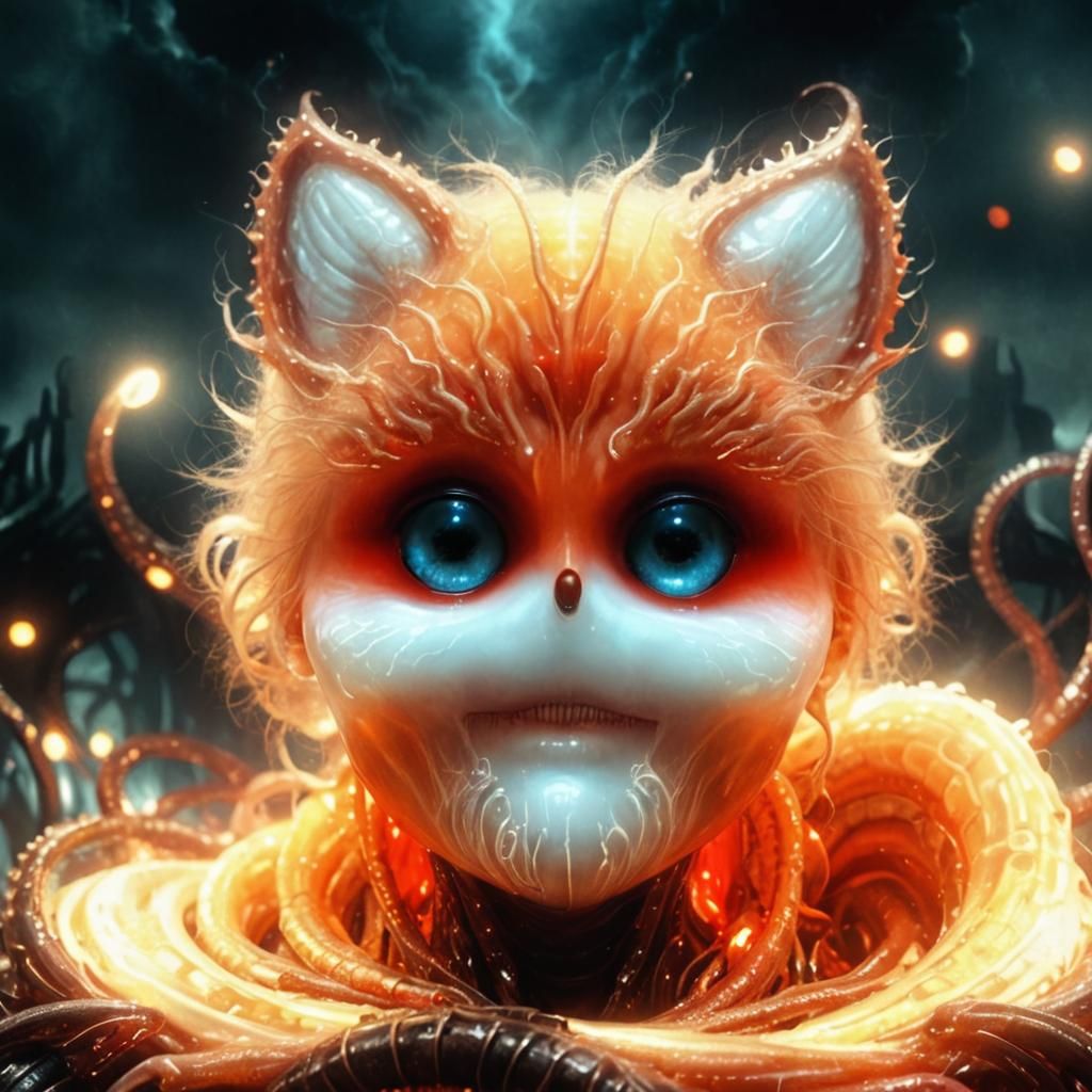 Eerie Embrace: God and Demon in Dark Fantasy Art