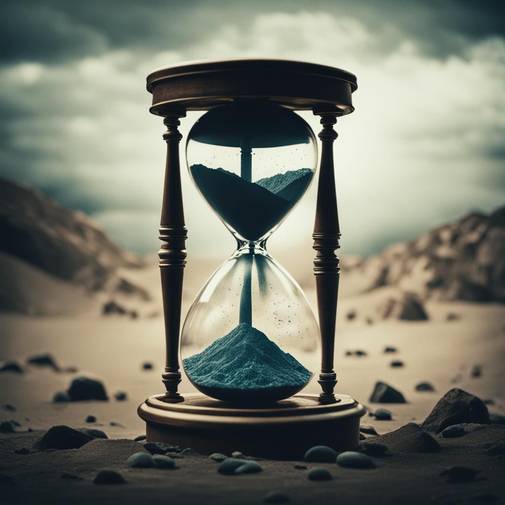 Dramatic Hourglass in Cinematic Film Style
