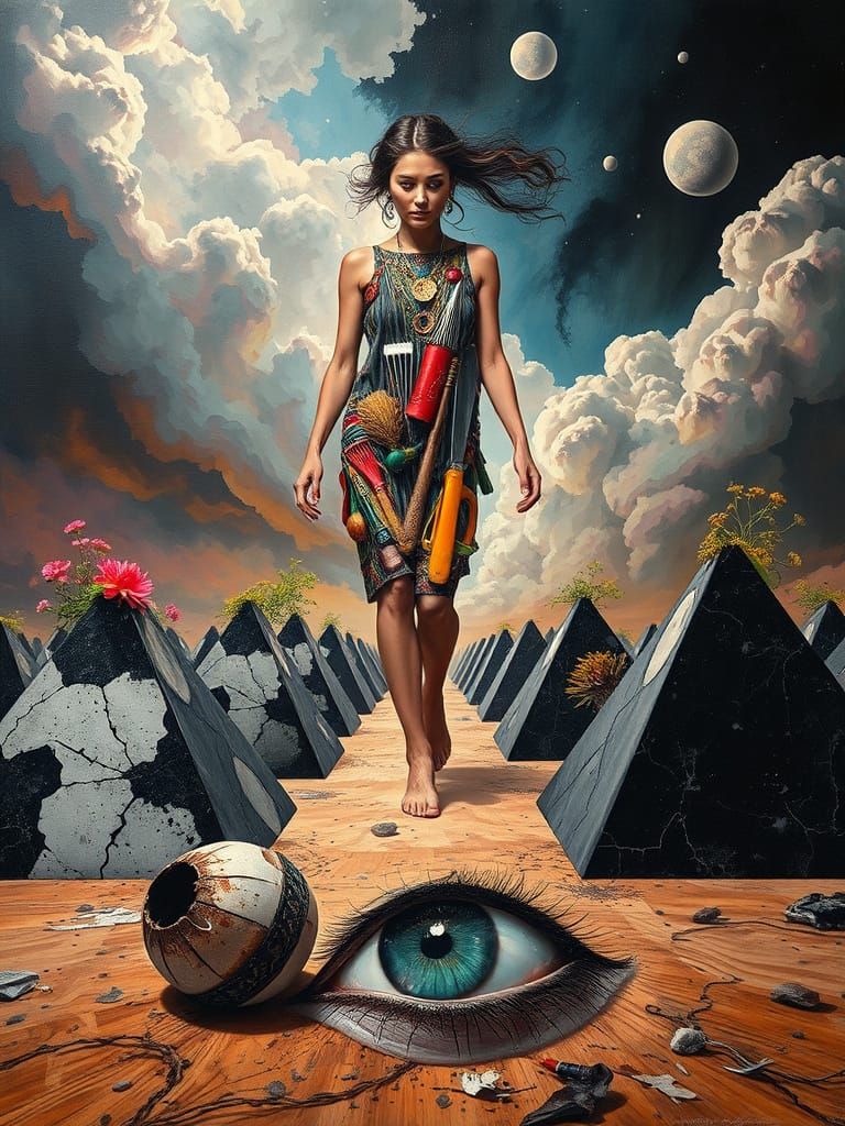 Kitchen Tool Goddess Stands Strong on Pyramid Ground