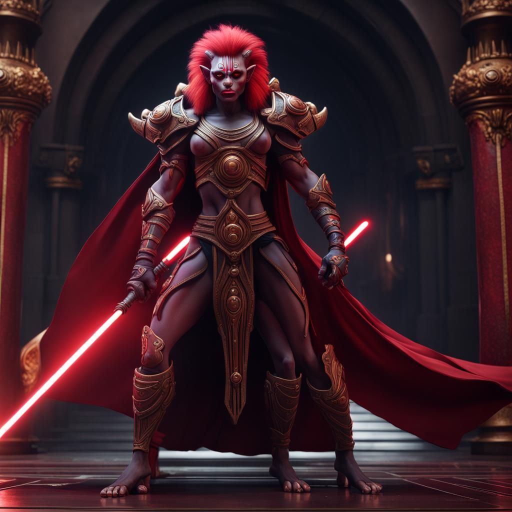 Mumra as a Dark Lord of the Sith