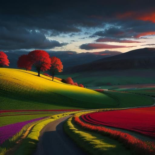 Vibrant Artwork Inspired by Mould and Anadol