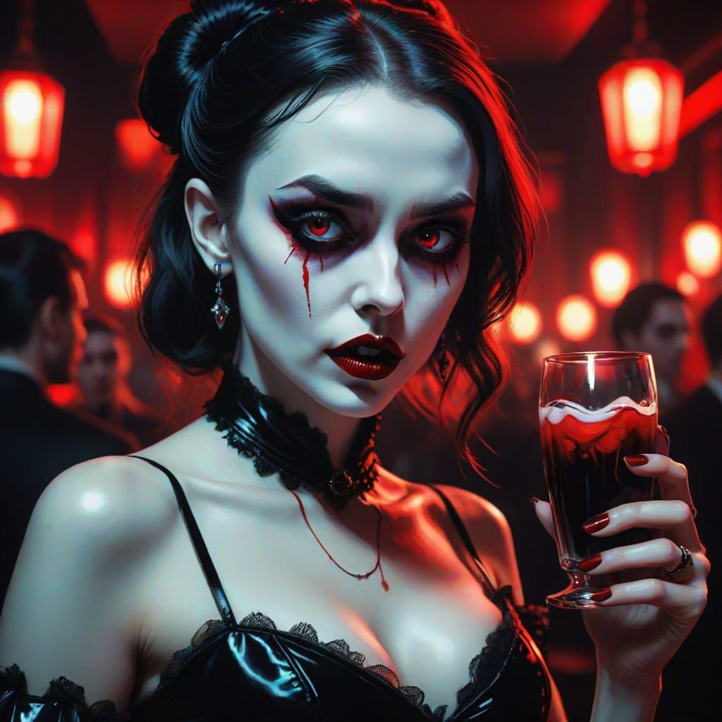Vampire at a Club