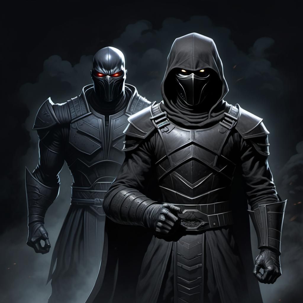 Noob Saibot Meets Oppenheimer: A Crossover Concept