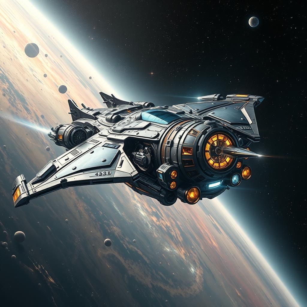 Grandiose Temporal Trawler Drifting in Celestial Winds