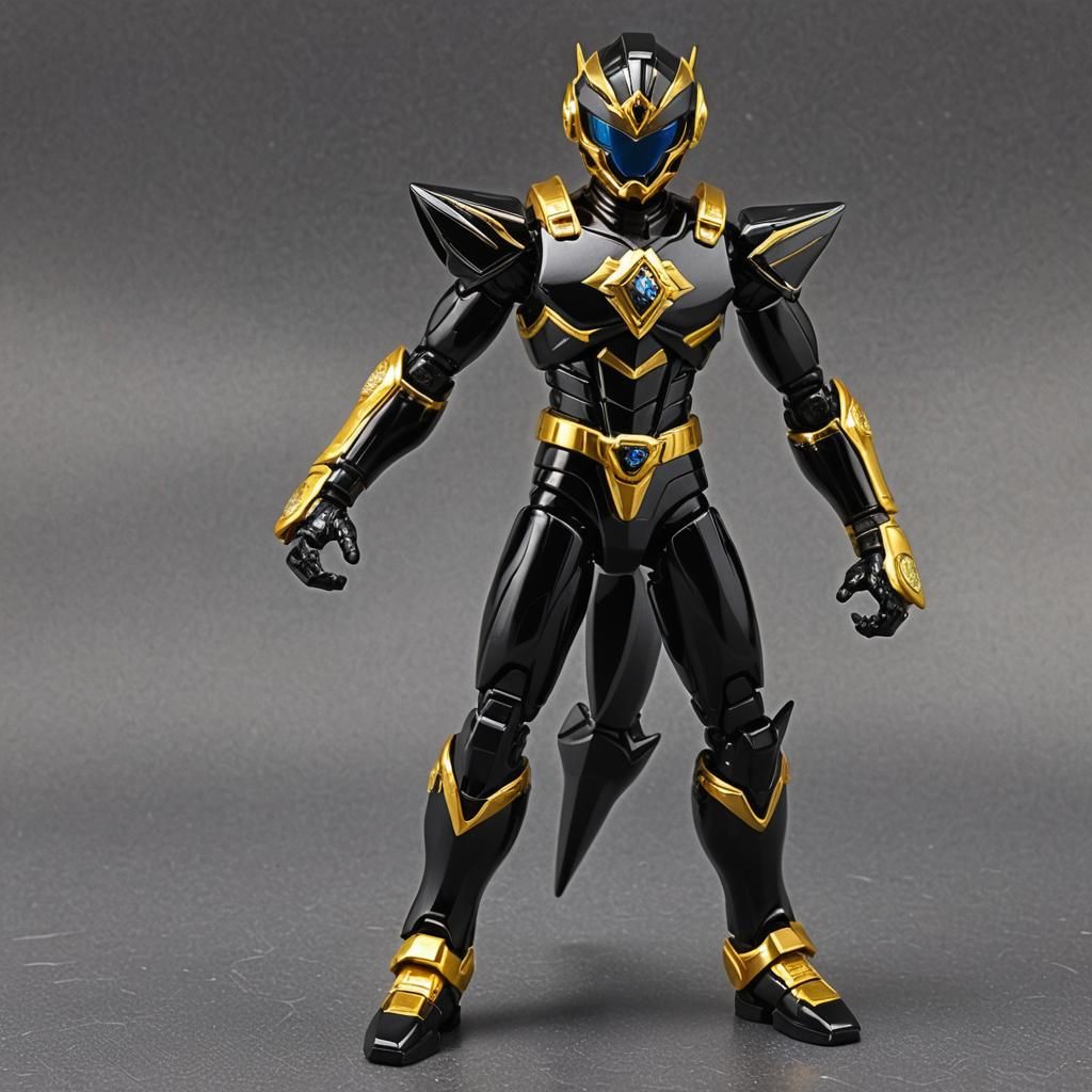 Black topaz super sentai action figure