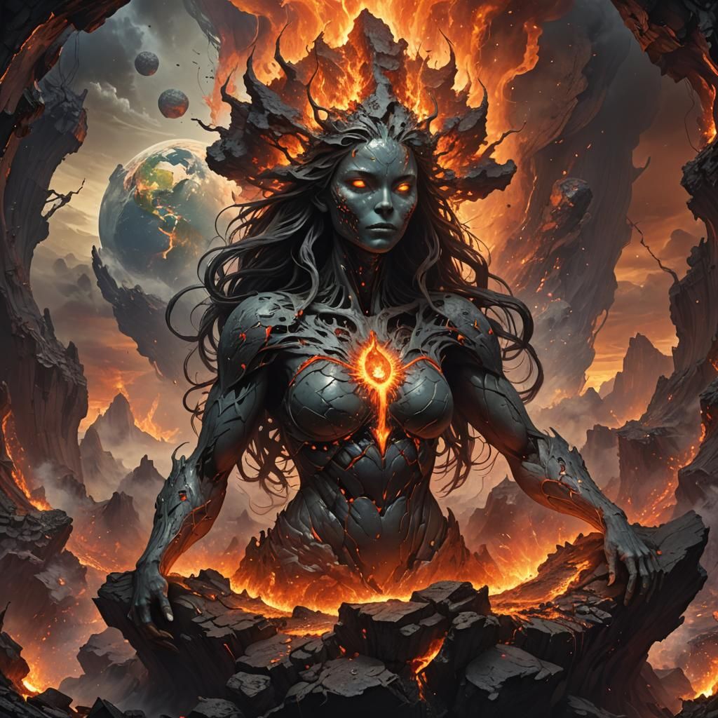 Gaia in the Earth's Mantle