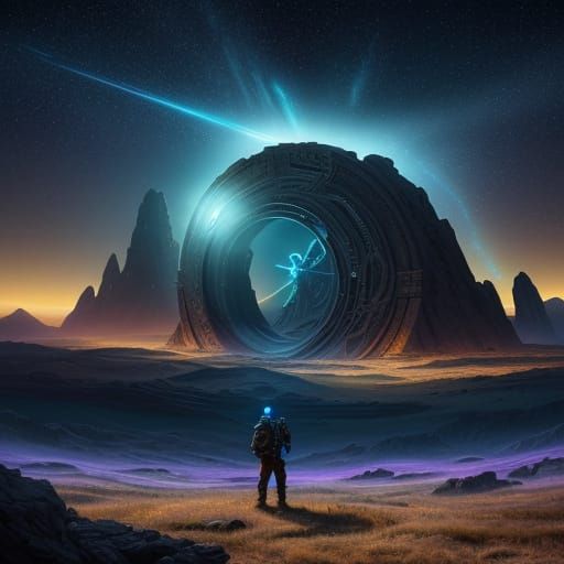 Ethereal Stargate in Cosmic Landscape