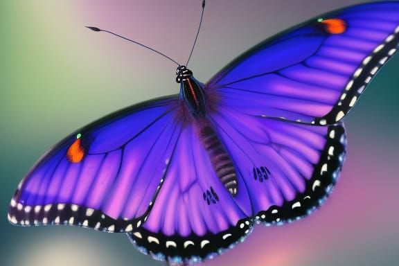 purple butterfly