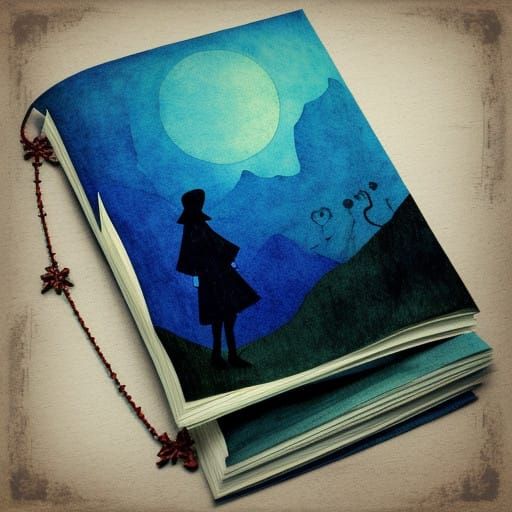 Surreal Paper World in Redon's Dreamlike Style