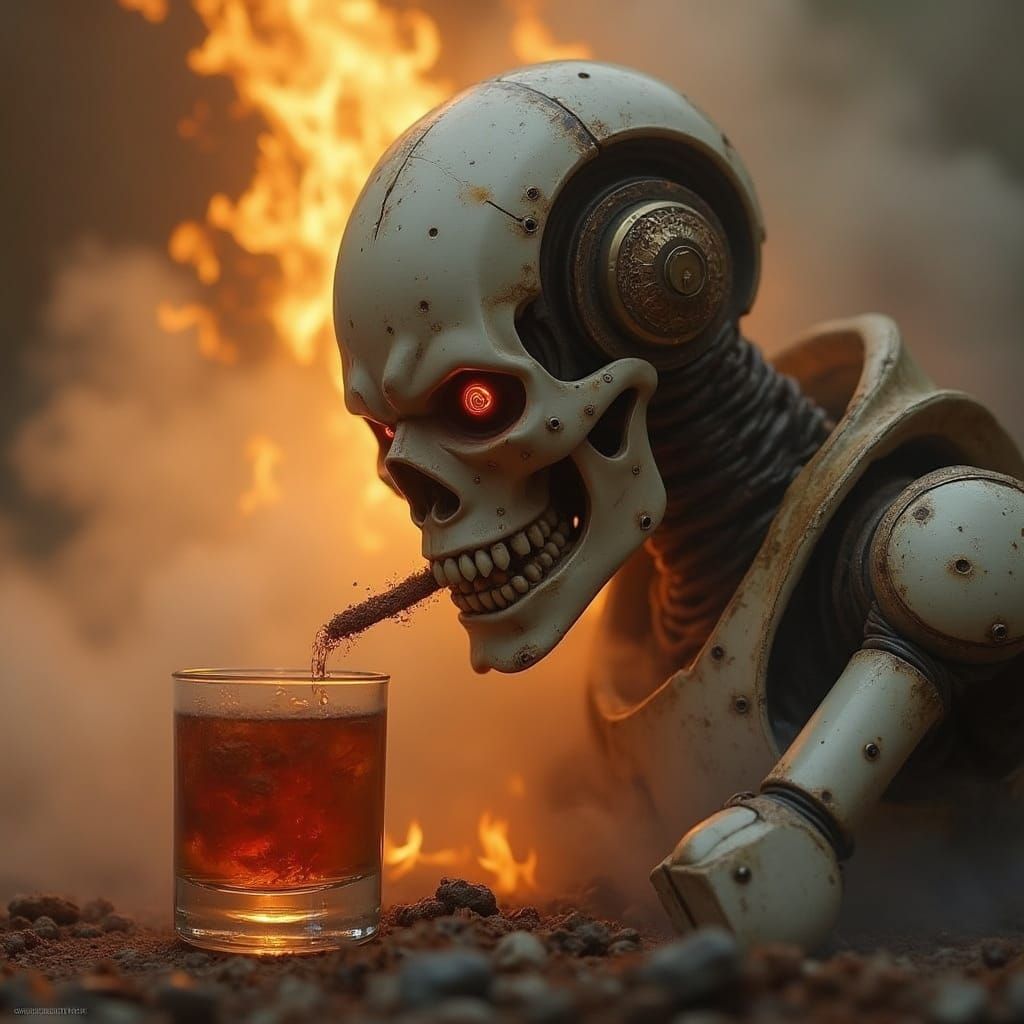 Cyberpunk Apocalypse: Whisky and Caffeine Ignite a War of Ro...
