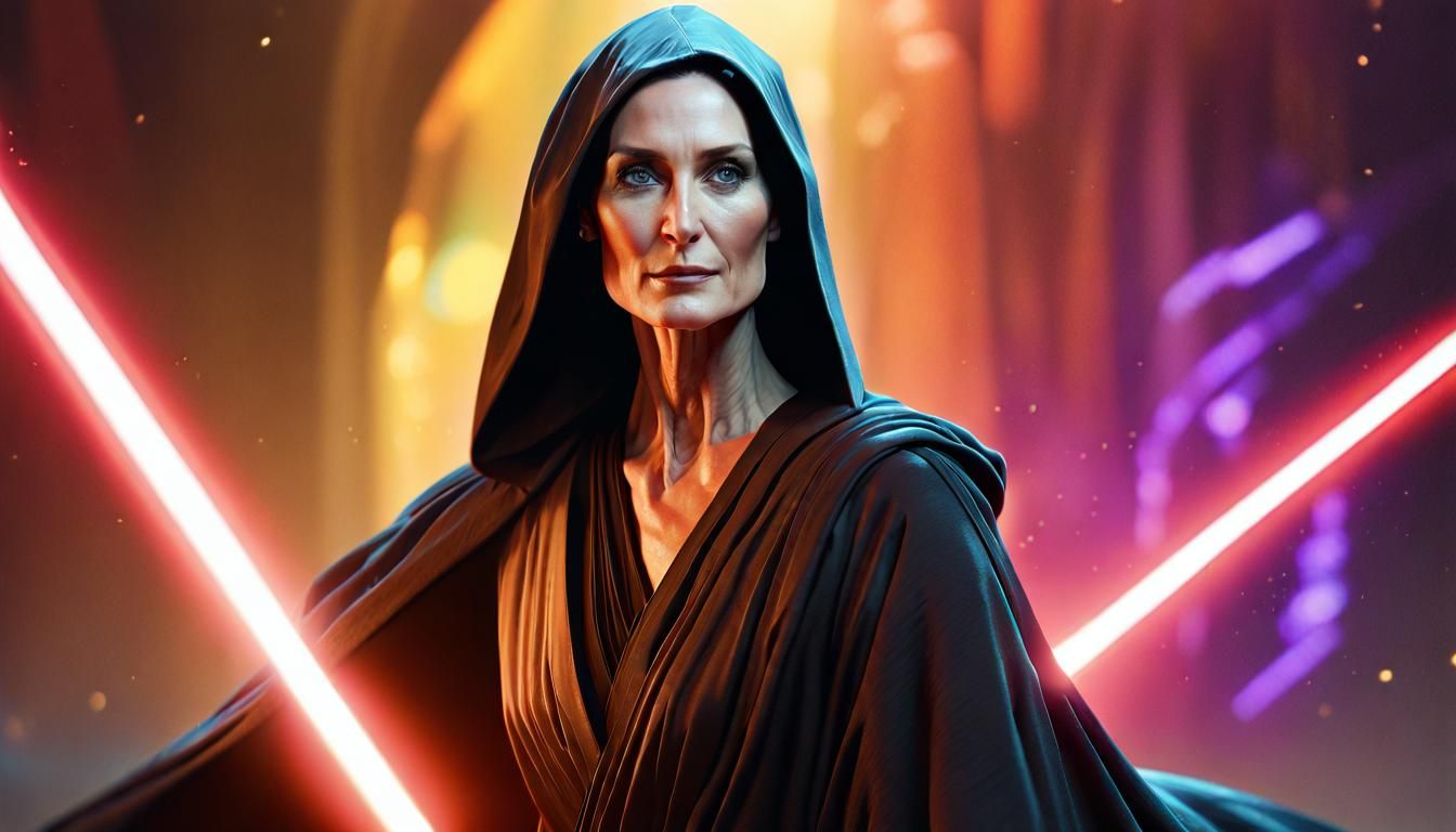 Jedi Master Portrait in Hyperrealistic Style