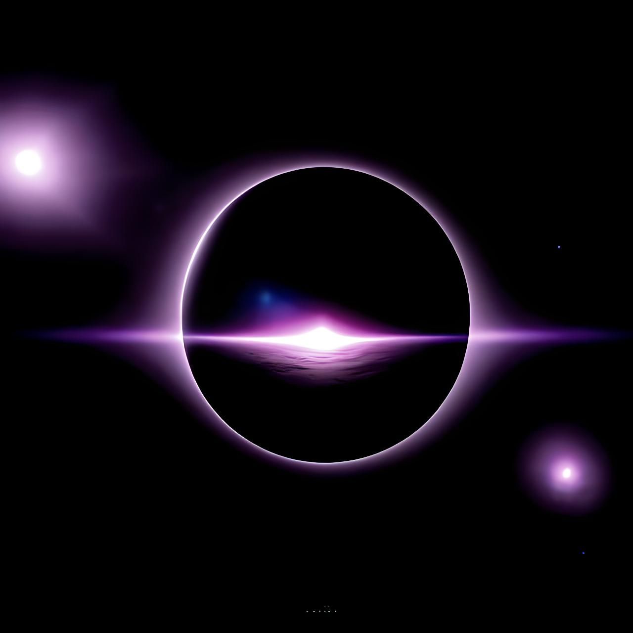 Dying Cosmos in Deep Space: 3D Rendered Spectacle