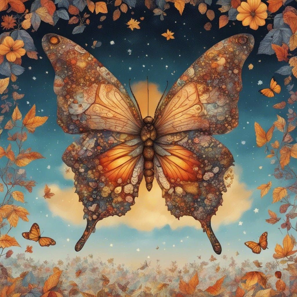 Autumn Leaves Abstract Background