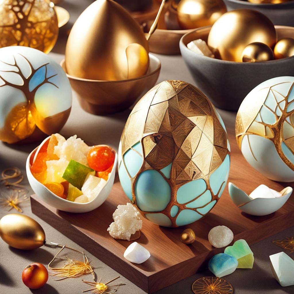 Tree of Life: Mystical Temple in Childlike Surrealism