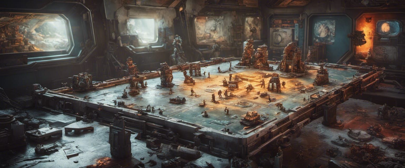 Hyperrealistic Sci-Fi Board Game in Unreal Engine 5