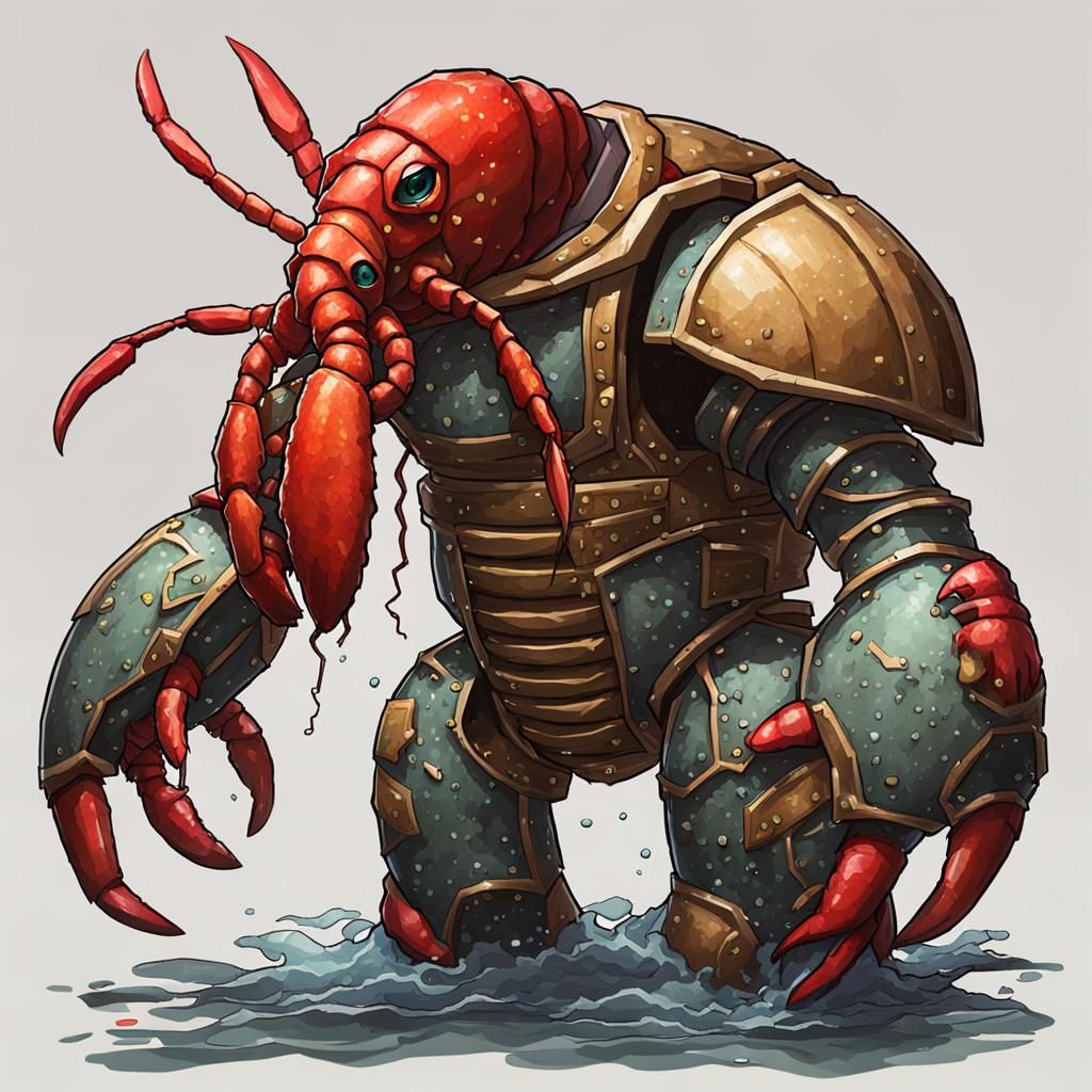 AI Generated Lobster Golem