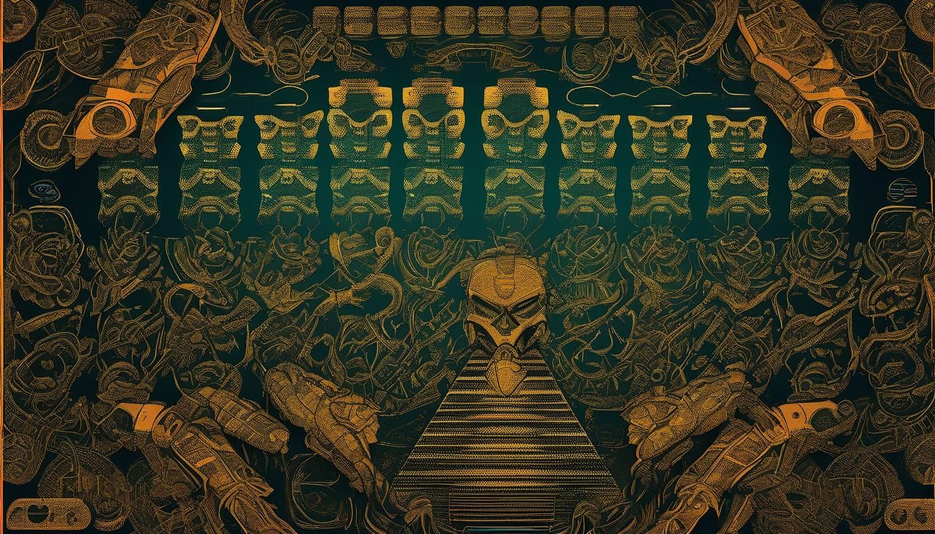 Galaga-Inspired Alien in Neon 80s Aesthetic