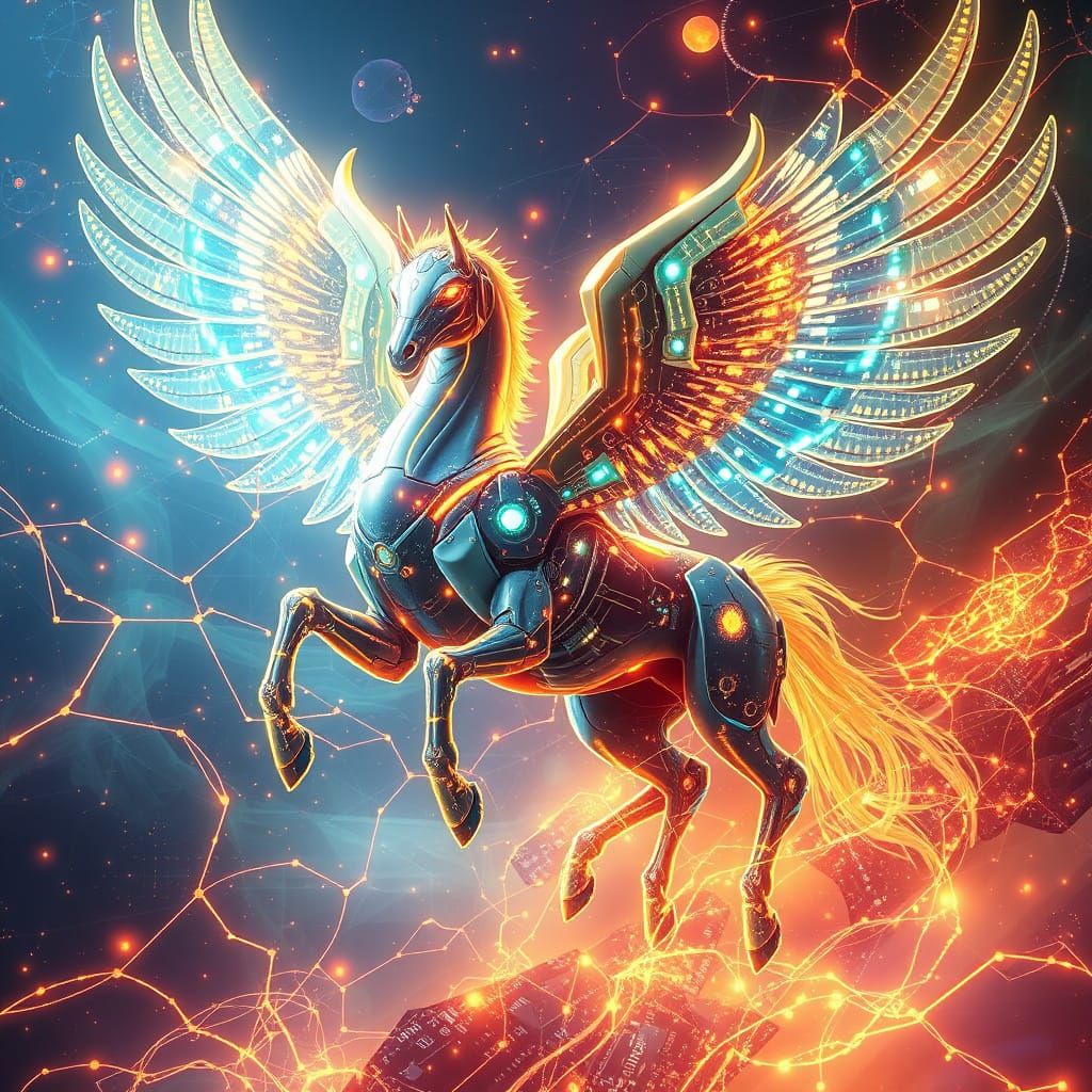 Celestial Pegasus AI Adapts in Digital Landscape
