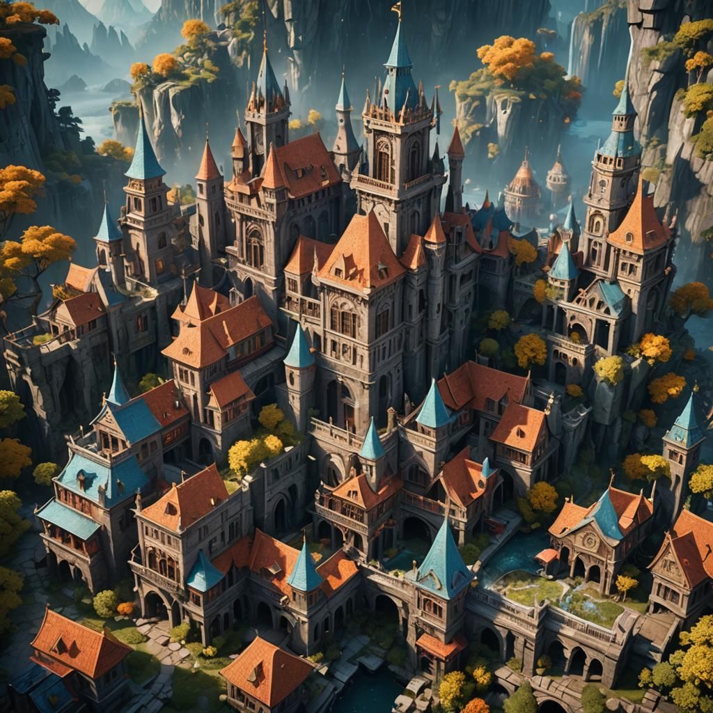 Fantastical Saturday Morning: Detailed Matte Painting