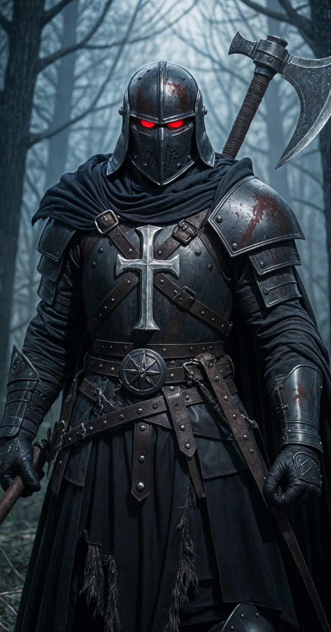 Sinister Crusader in Dark Forest