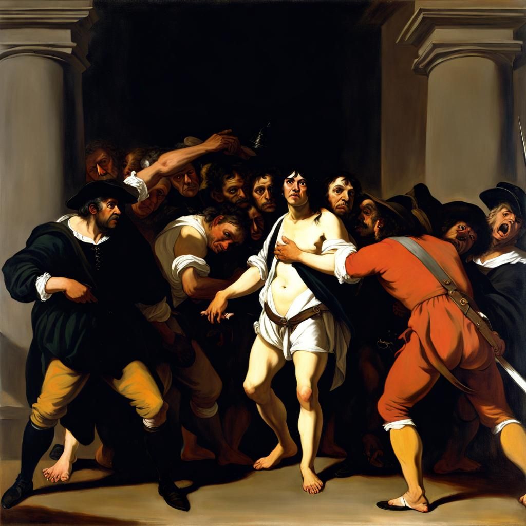 Sinister Capitalism: Oil Painting Inspired by Goya