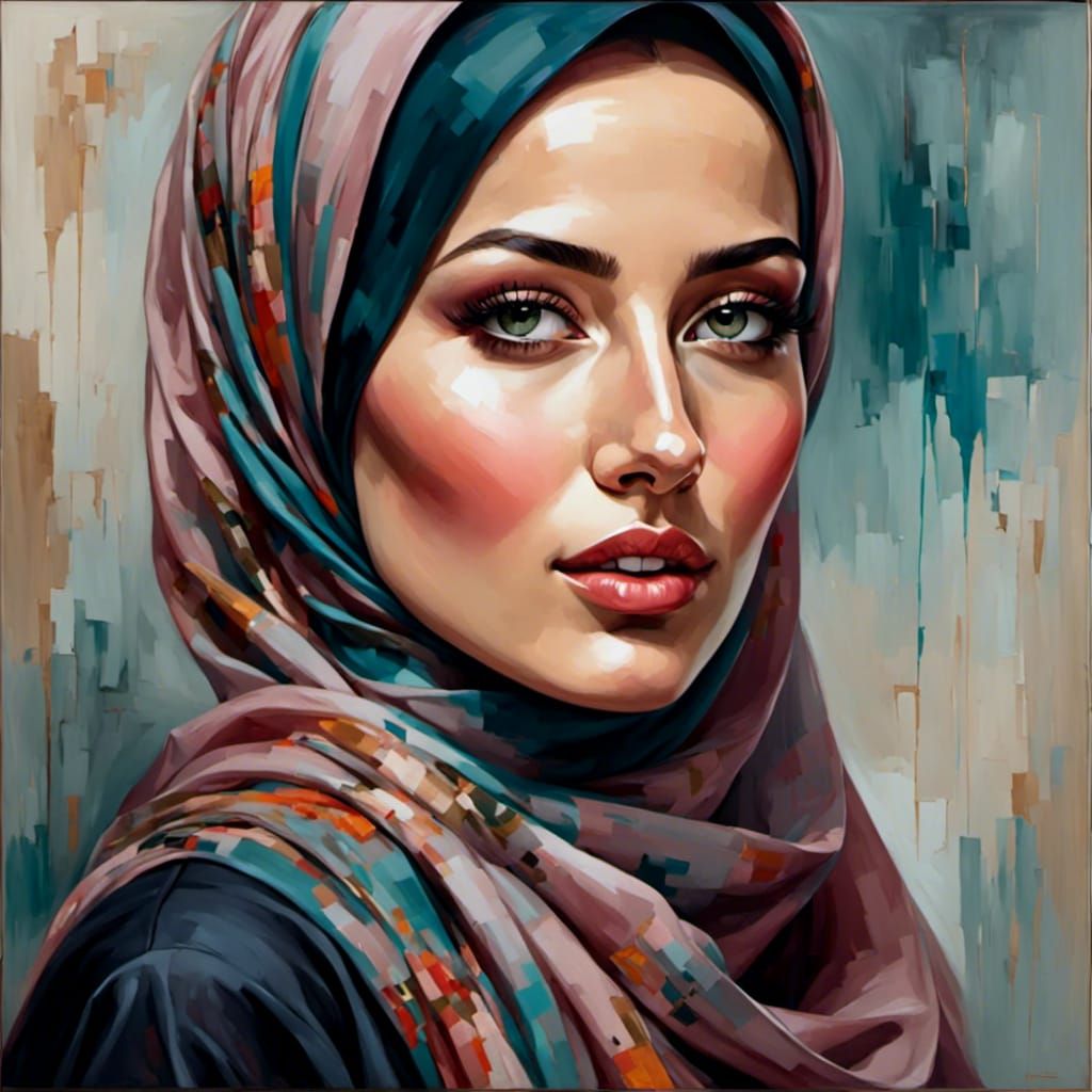 Elegant Hijab Portrait