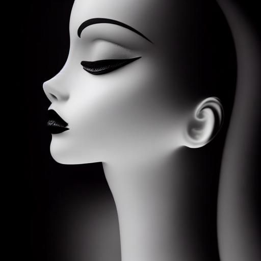 Dog Barks at Kitten: Ink and Charcoal Drawing