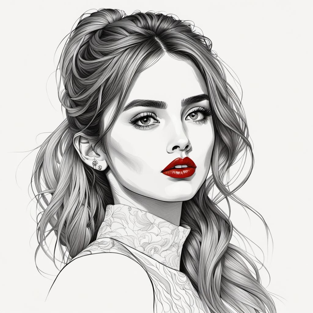 Line art for Zyneya ❤