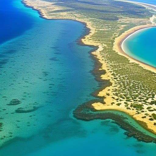 Great Barrier Reef: A Living Structure From Space