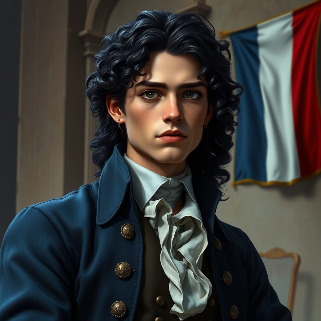 Fantastical 18th Century French Revolutionary in Splendid At...