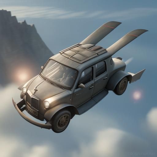 Flying Car Adventure to Hogwarts Castle