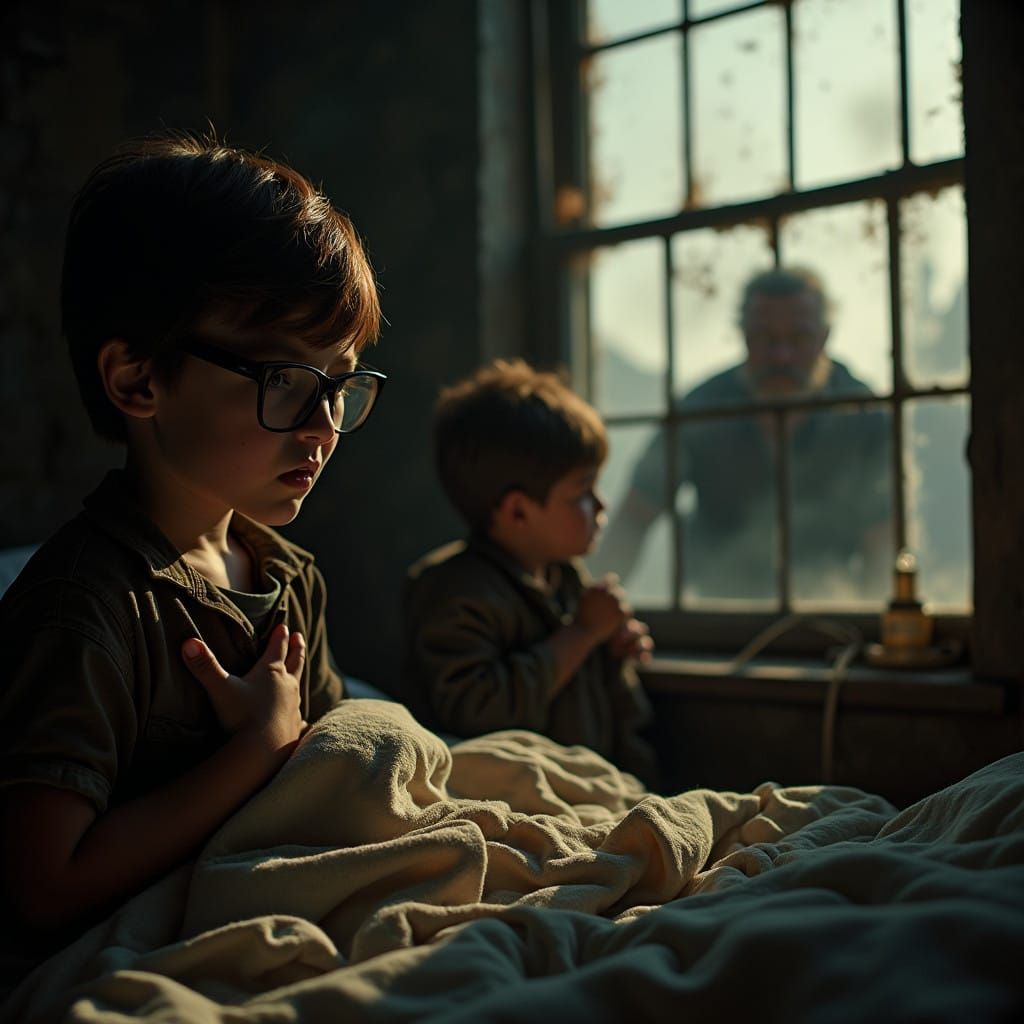 Gritty Morning in a Dystopian Metropolis