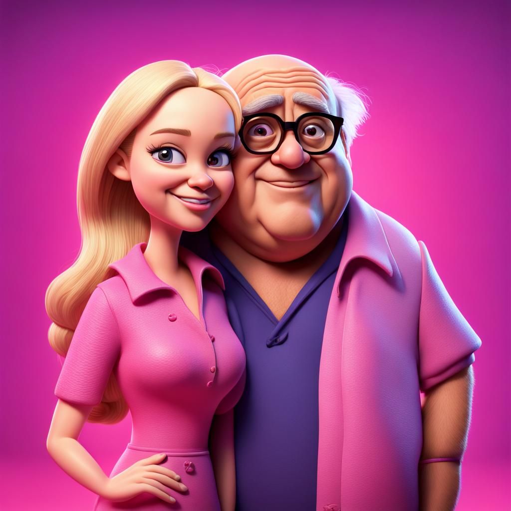 Danny Devito and Regina George: Pixar Concept Art
