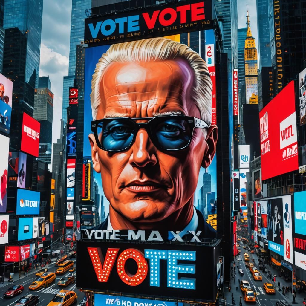 Max Headroom Billboard in Times Square