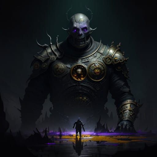 Ethereal God of All Horrors Unveiled in Dark Fantasy Art