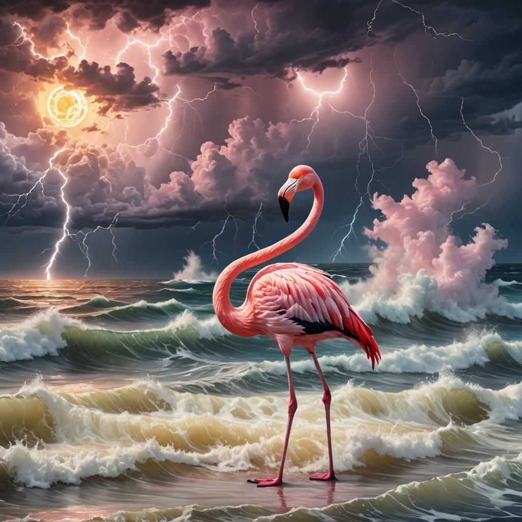lost flamingo