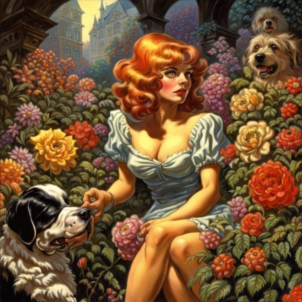 Enygmatic Thorns as Flowers: A Twisted Artwork