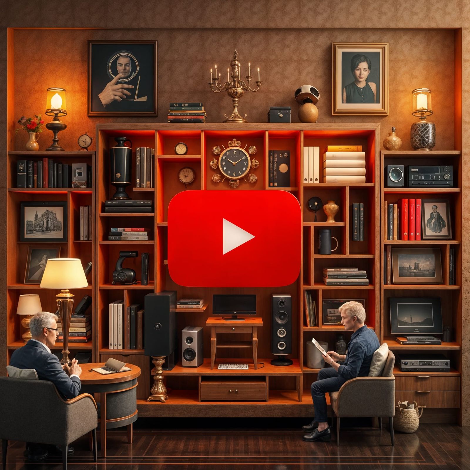 Detailed YouTube Channel Cutaway View