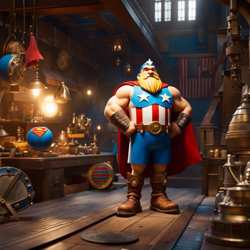 Obelix is Cpt.America-Superman