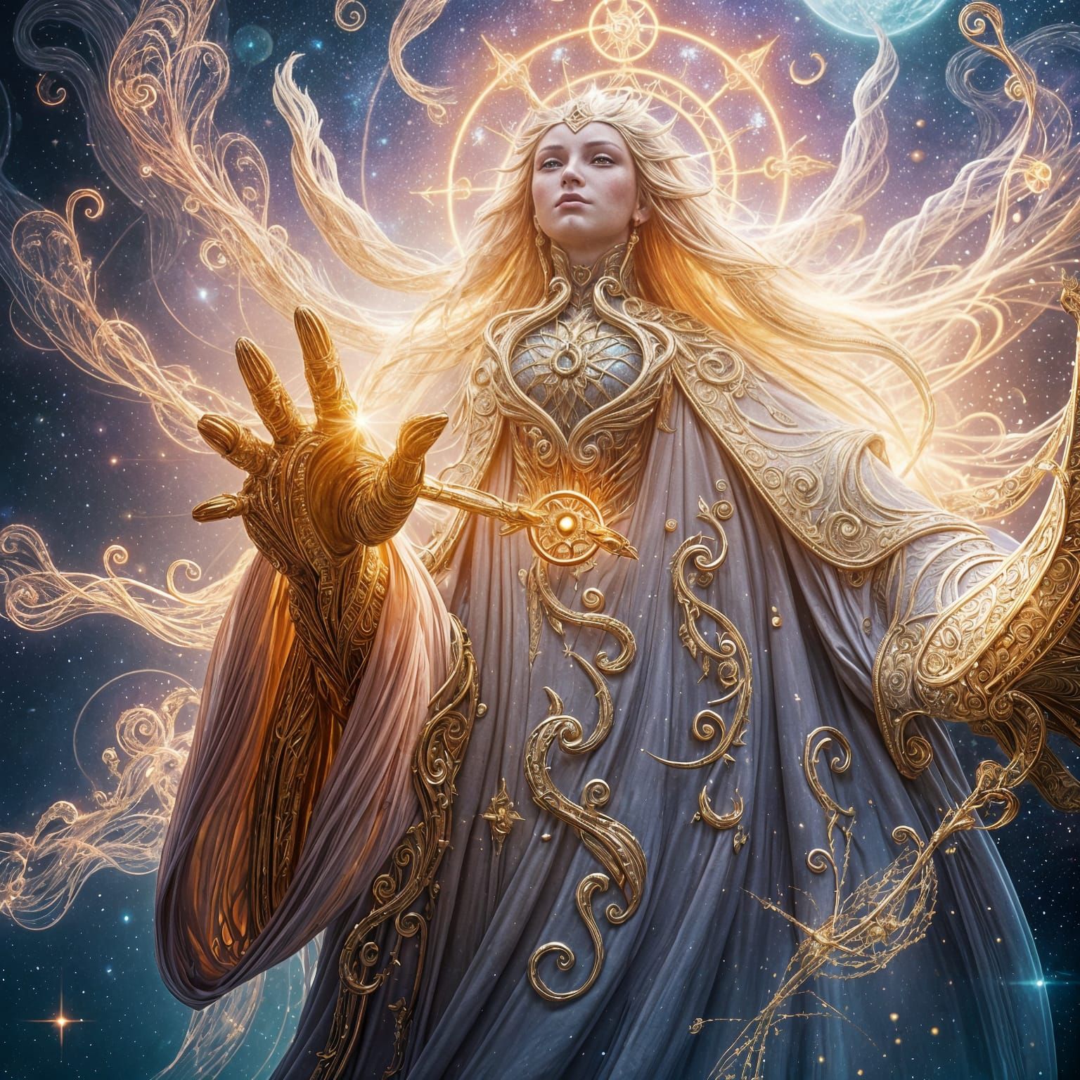 Universal Being of Light Adjusting Timelines