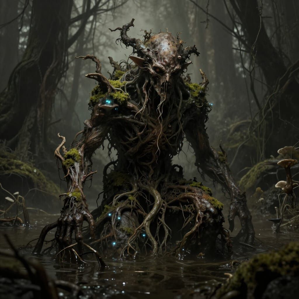 Ancient Swamp Entity Emerges From Murky Depths